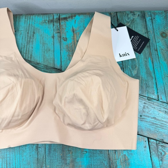 Knix Luxe Lift Pullover Bra Nude Size XXL+ Fits 40D, 40DD, 40E NWT - Picture 5 of 8